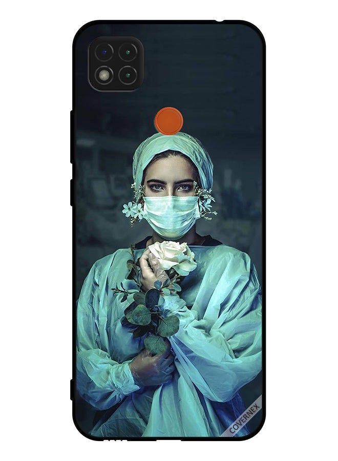 Covernex Protective Case Cover For Xiaomi Redmi 10A Nurse Holding Flower - Image 1