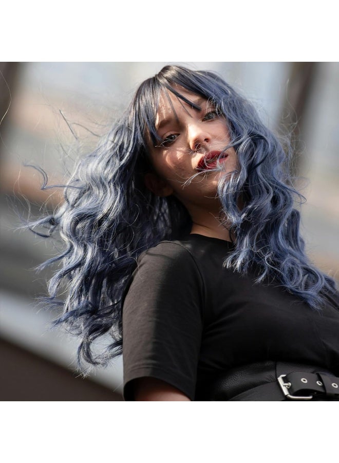 ARCTIC FOX Vegan And Cruelty-Free Semi-Permanent Hair Color Dye - Blue Jean Baby 4 Fl. Ounce / 118 Ml - Image 4