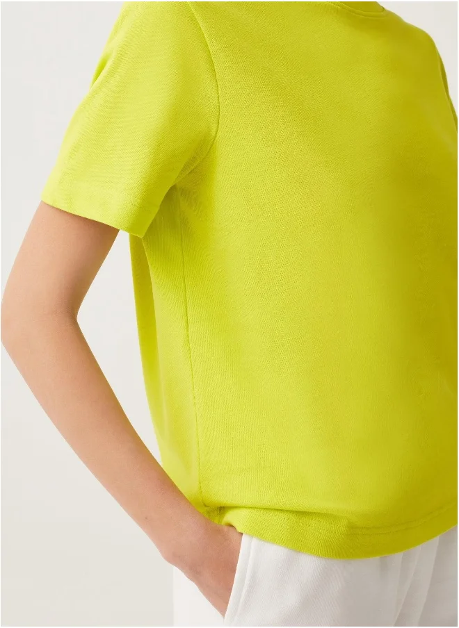 Ovs Ovs Cotton T-Shirt With Crew Neck