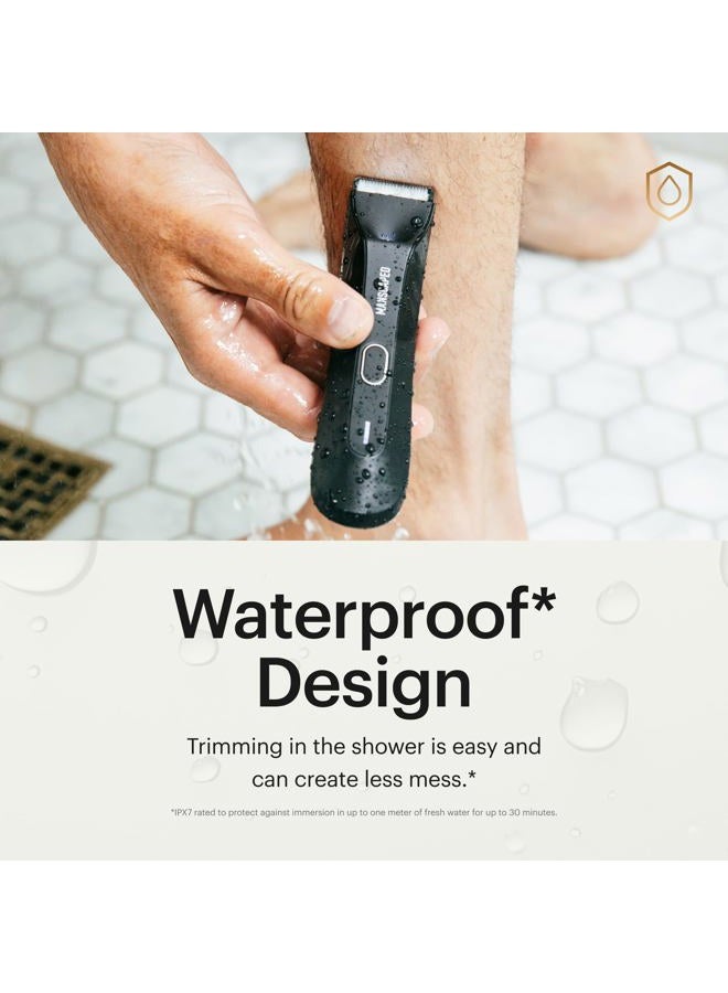 manscaped ® The Lawn Mower® 4.0, Electric Groin Hair Trimmer, Replaceable SkinSafe® Ceramic Blade Heads, Waterproof Wet/Dry Clippers, Rechargeable, Wireless Charging, Male Hygiene Grooming Razor - Image 3