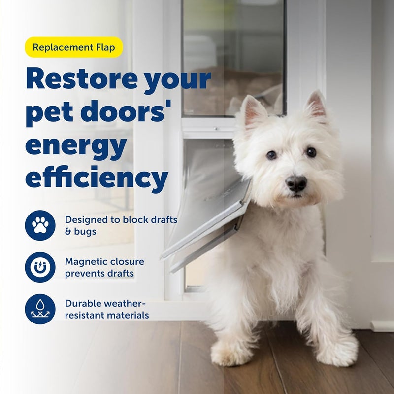 PetSafe ORIGINAL Replacement Flap for Small Pets - Weather Resistant and Easy to Install - Image 2