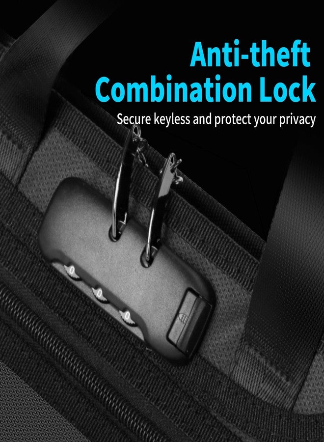 Andyer Accordion File Organizer with Lock, Fireproof Expanding File Folder with Tabs, 13 Pockets Important Document Organizer with Handle, Portable Paperwork Business Organizer, Letter/A4-Size (Black) - Image 3