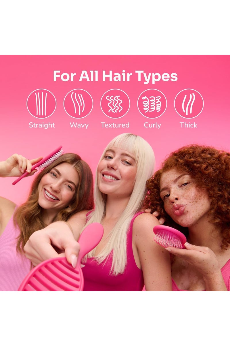 Wet Brush Squirt Detangler Hair With Soft Intelliflex Bristles, Mini Travel - (Voilet) - Image 3