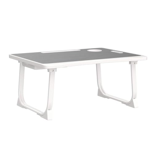 Tarkan Portable Folding Laptop Desk for Bed, Lapdesk with Handle, Drawer, Cup & Mobile/Tablet Holder for Study, Eating, Work (Black) - Image 4