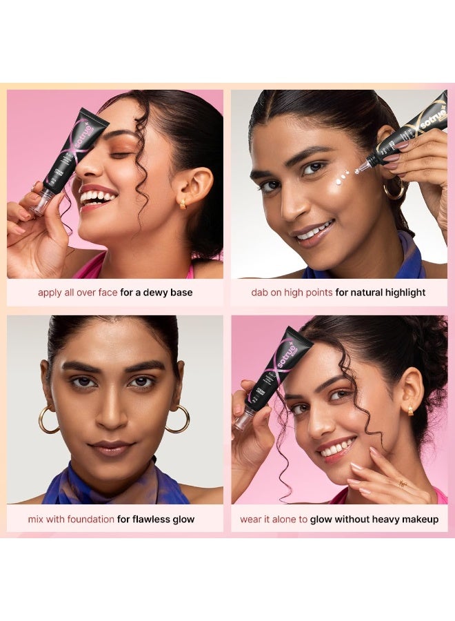 So True Sotrue Strobe Cream Combo Pack of 2, Gold and Pink - 30gm Each | Primer + Highlighter + Moisturizer | Intense Hydration | Flawless Radiant Dewy Skin | Illuminating & Glowing Makeup Base - Image 4