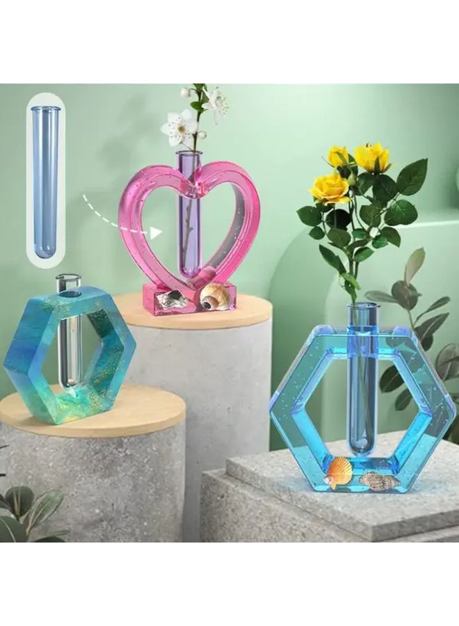 15pcs Acrylic Test Tube Plant Propagation Molds Transparent Durable Easy Clean - Image 4