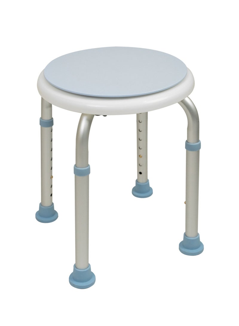 ميشيدا كرسي دش مقعد حمام قابل للتعديل ارتفاع صغير مقعد دش للحمام - Image 1