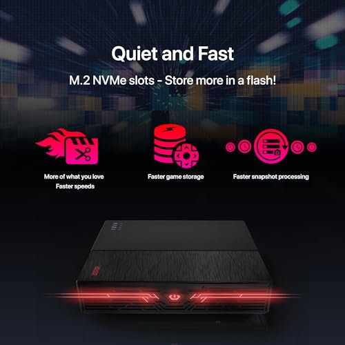 asustor أسستور فلاشستور 12 برو FS6712X - حاوية تخزين شبكة NAS بسعة 12 فتحة M.2 SSD، رباعي النواة 2.0GHz، 12 فتحة M.2 SSD، منفذ 10GbE، 4GB RAM DDR4 (بدون قرص) - Image 3
