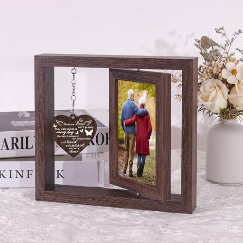 Boiveco Memorial Sympathy Gifts for Loss of Loved One, Bereavement Gift for Loss of Mom Dad Memorial Picture Frame, Remembrance Condolence Funeral Sentimental In Memory of Loved One Gifts, Display Two 4x6 Photos - Image 3