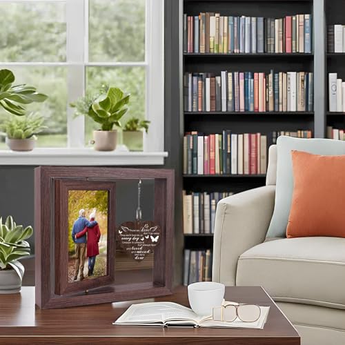 Boiveco Memorial Sympathy Gifts for Loss of Loved One, Bereavement Gift for Loss of Mom Dad Memorial Picture Frame, Remembrance Condolence Funeral Sentimental In Memory of Loved One Gifts, Display Two 4x6 Photos - Image 5
