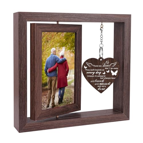 Boiveco Memorial Sympathy Gifts for Loss of Loved One, Bereavement Gift for Loss of Mom Dad Memorial Picture Frame, Remembrance Condolence Funeral Sentimental In Memory of Loved One Gifts, Display Two 4x6 Photos - Image 1