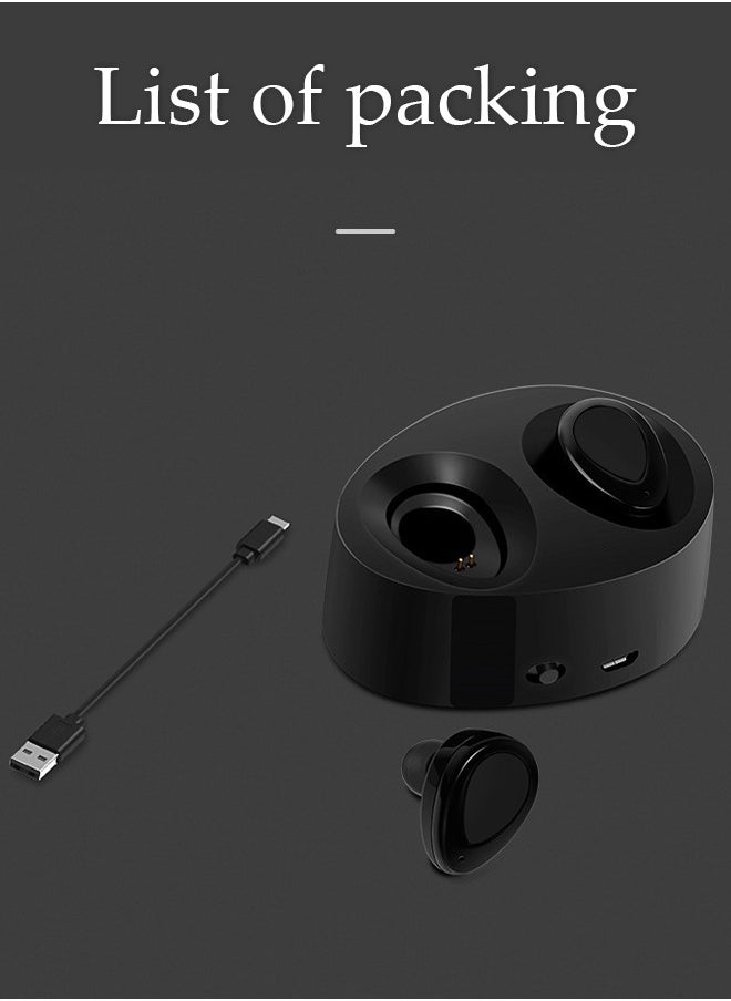 Generic - Bluetooth Earbuds  Wireless Earphones In-ear Earbuds T2 Earphones  Stereo Sport Headsets with Microphone Charging Box Black,mini earbud - Image 1
