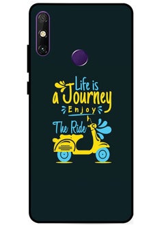 Protective Case Cover For Huawei Enjoy 20E Life Is A Journey Enjoy The Ride Multicolor