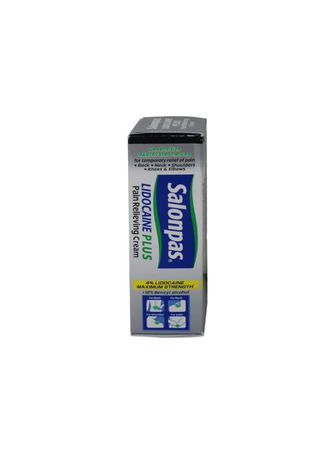 Salonpas Lidocaine Plus Pain Relieving Cream - 3 oz - Image 5