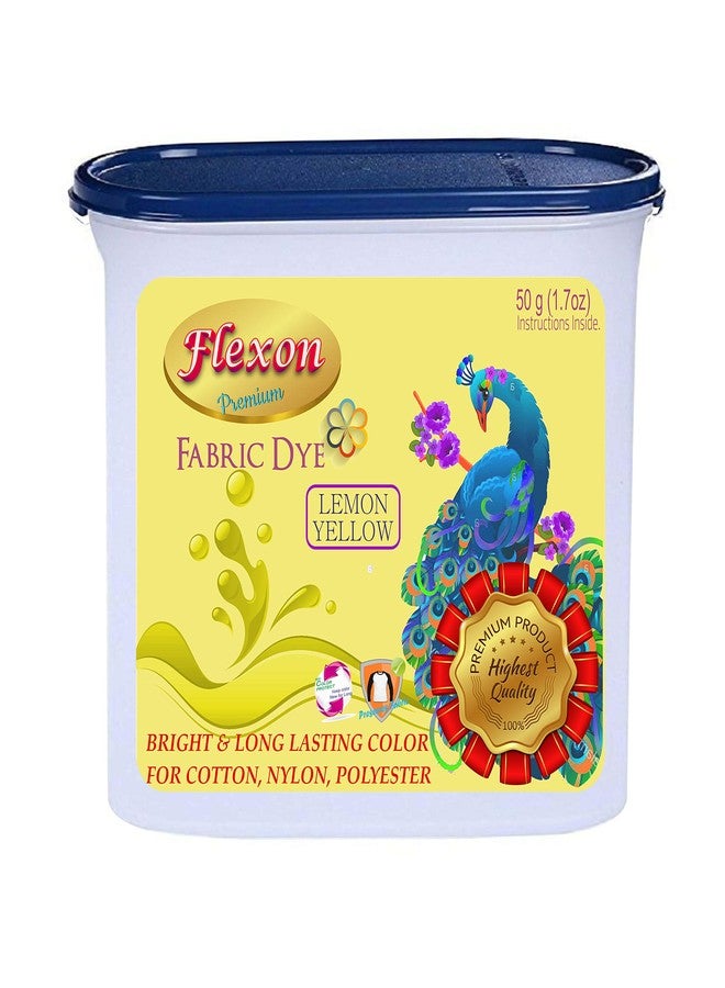 Flexon Dye Powdered Fabric Dye (LEMON YELLOW)-50g - Image 1