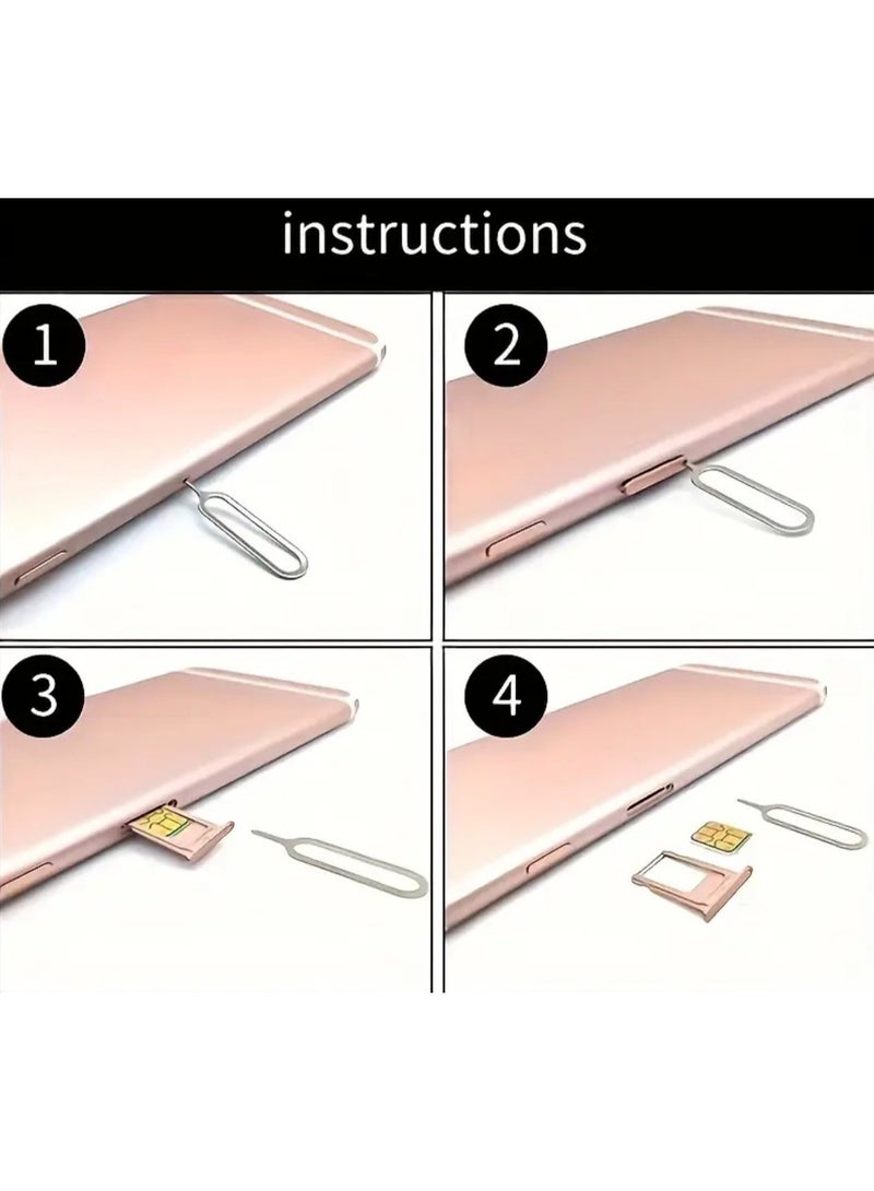 CleanWave - The Pure Effect 20-Pack SIM Card Ejector Pins – Durable Metal SIM Tray Removal Tools for Smartphones, Tablets & Cameras - Image 4