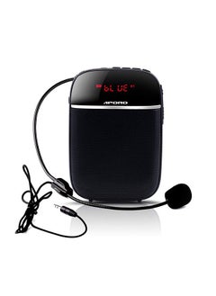Generic Portable Voice Amplifier for Teachers with Wired Microphone Headset Waistband Rechargeable Personal BT Speaker Support Music FM TF Card for Classroom Meeting Training Tour Guides Promotions Singing  - Image 4