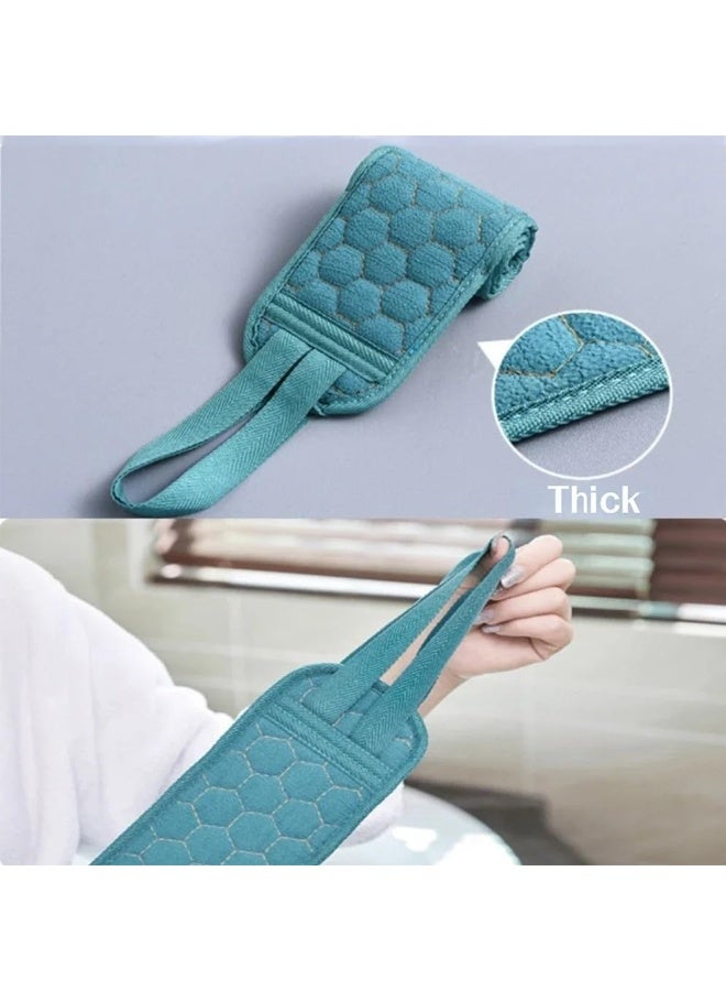 هومستر حمام دش Loofah اسفنجة بوف الجسم مكشح الجسم غسل اسفنجة ، تدليك الظهر للحمام (مجموعة من 3) - Image 3