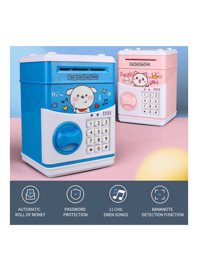 NIBEMINENT Electronic Piggy Bank Light Blue - Image 2