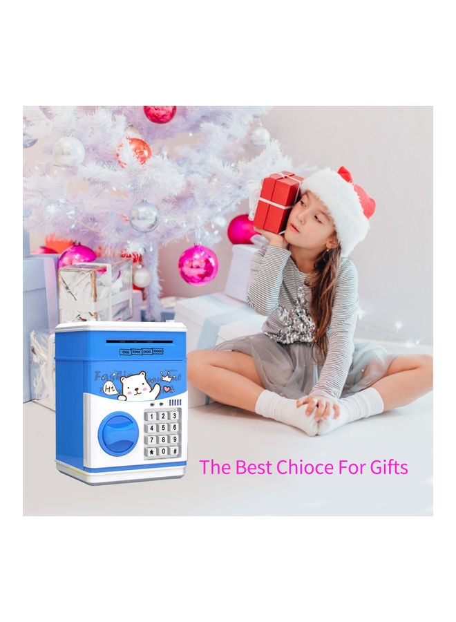 NIBEMINENT Electronic Piggy Bank Light Blue - Image 4