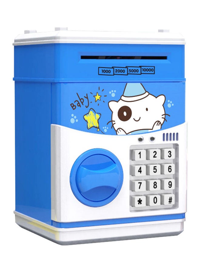 NIBEMINENT Electronic Piggy Bank Light Blue - Image 1