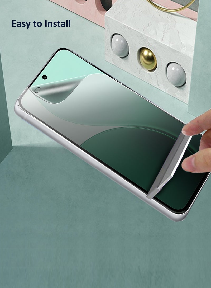 Wtech Oppo Reno14 F 5G 2025 Premium Hydrogel Anti Spy / Anti Privacy Film Thin and Flexible Screen Protector (MSHFMP) - Clear - Image 3