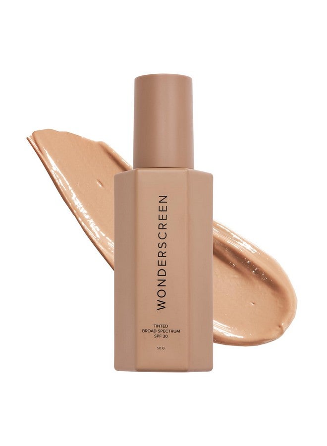 DIME Beauty Tinted Glow Wonderscreen SPF 30, Mineral Sunscreen for Face with 19% Zinc Oxide, Tinted Moisturizer with SPF, 50 g (Shade 02) - Image 1