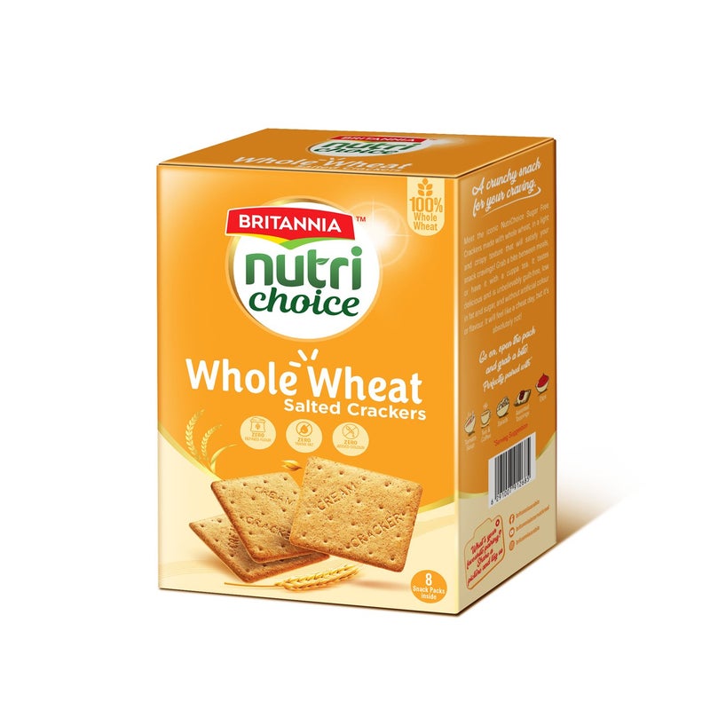 Britannia NutriChoice Whole Wheat Cracker 175g
