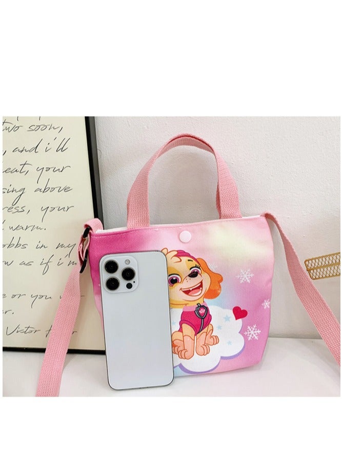 باو بترول حقيبة كتف محمولة باليد ، حقيبة أطفال كرتونية ذات سعة كبيرة ، فريق PAW جديد عصري ، حقيبة كروس بمساهمة كبيرة - Image 1