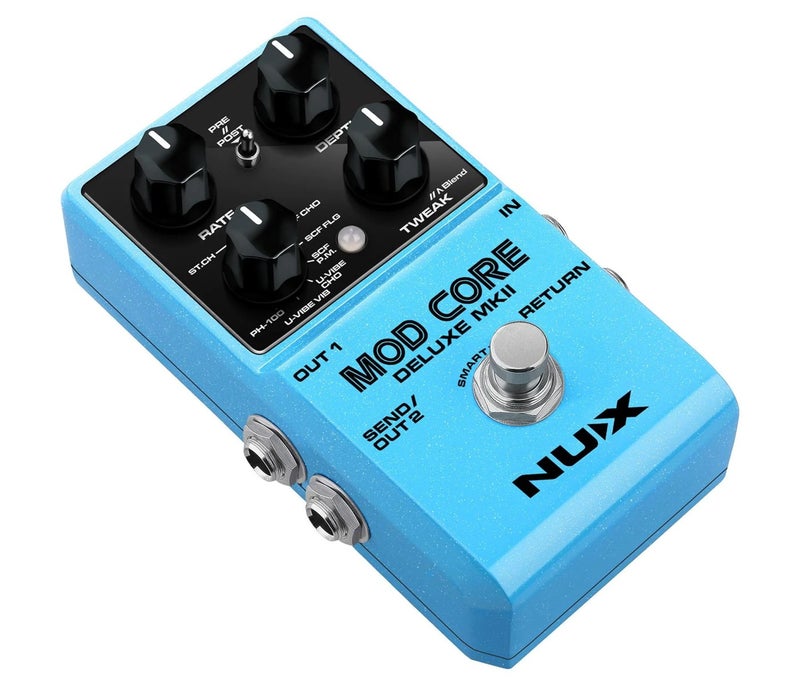 NUX Mod Core Deluxe MKII Modulation Pedal Effects - 3 Years Warranty - Image 2