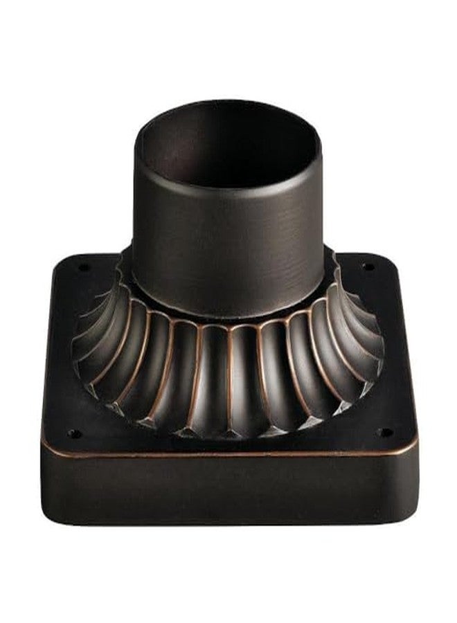 Kichler 9592RZ Pedestal Mount, Rubbed Bronze - Image 4