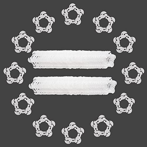 Miliocry 100PCS Balloon Arch Clips Reusable Balloon Clips for Balloon Arch Plastic Balloon Supplies for Stand Balloon Garland Clips for Party Wedding Baby Shower Decorations - Image 1