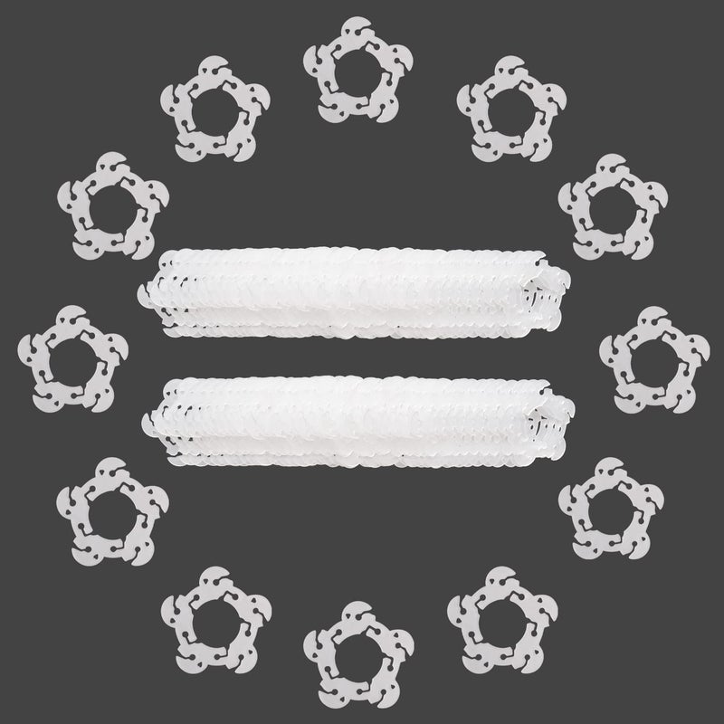 Miliocry 100PCS Balloon Arch Clips Reusable Balloon Clips for Balloon Arch Plastic Balloon Supplies for Stand Balloon Garland Clips for Party Wedding Baby Shower Decorations - Image 2