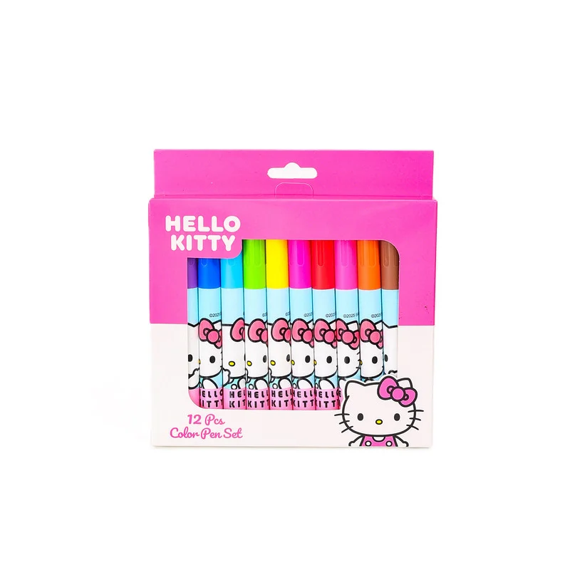 سانريو مجموعة أقلام تحديد شريط هالو كيتي من سانريو  قطعة