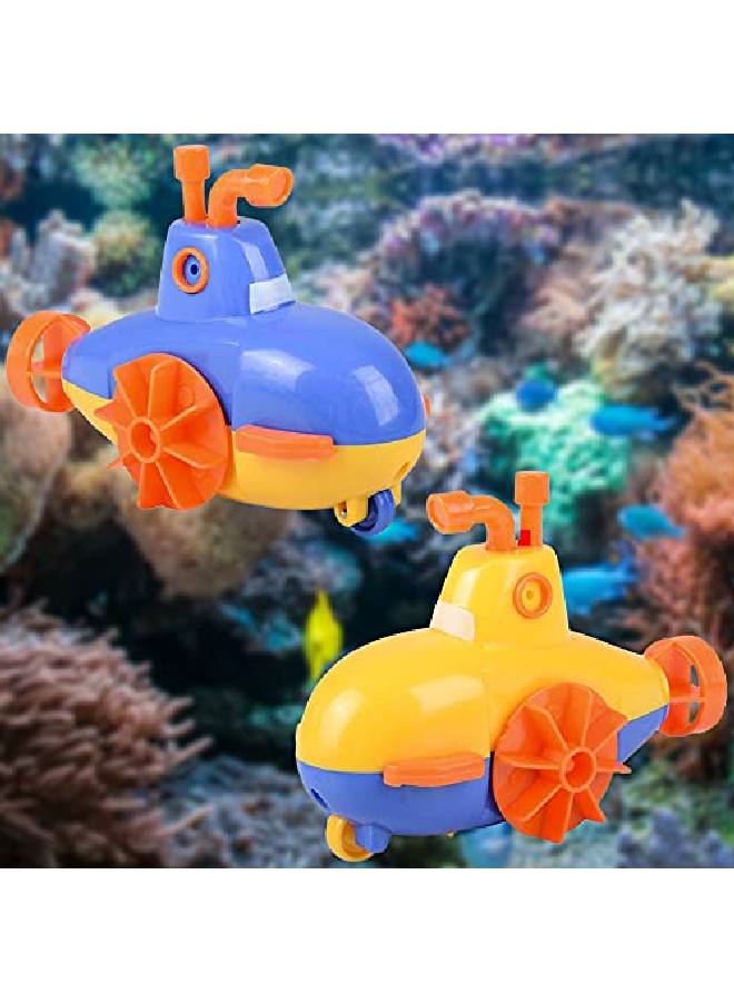 ArtCreativity Wind Up Submarine Toys For Kids Set Of 2 Water Swimming Toy Submarines Fun Bathtub Toys For Kids Underwater Party Favors For Boys And Girls Goodie Bag Fillers  - Image 4