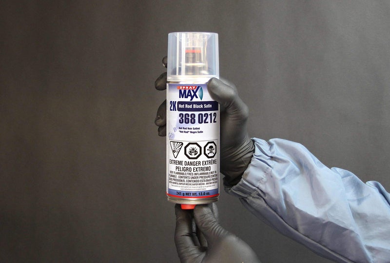 Spray max 2K Hot Rod Satin Black Spray Paint,Automotive Topcoat With Long Lasting and Durable Finish, High Chemical and Weather Resistance,2 Pack - Image 5