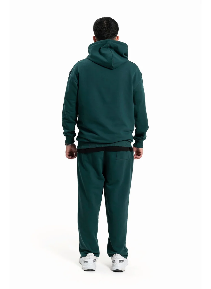 Wecre8 Men's Green Hoodie and Pants Set By WECRE8