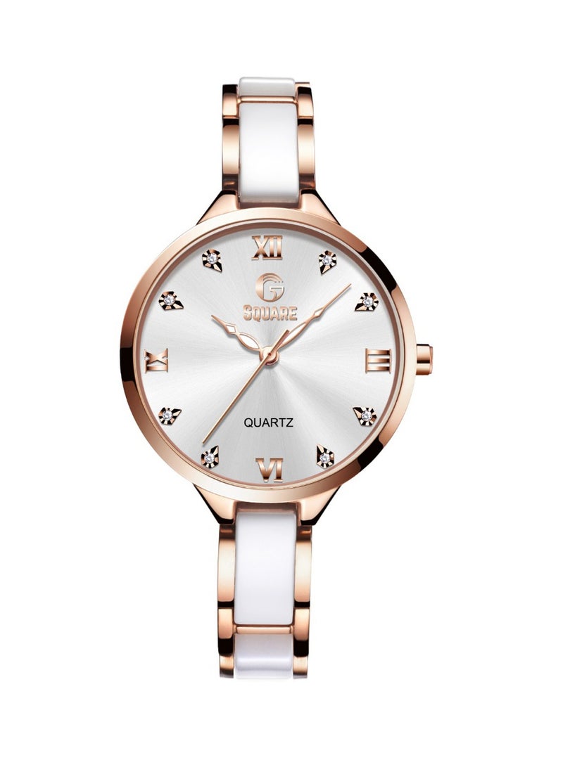 Gsquare Women’s Analog Quartz Two tone Stainless Steel Watch – Model 5872 - Image 1