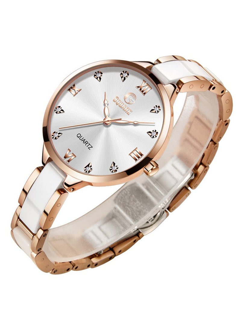 Gsquare Women’s Analog Quartz Two tone Stainless Steel Watch – Model 5872 - Image 2