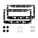 BDFHYK Dragons Pattern Black License Plate Frame 2 Pack Universal RustProof Aluminum Car License Plate Frame Holder Front Rear License Plate Cover Car Tag Frame with Screw Caps 2 Hole - Image 2