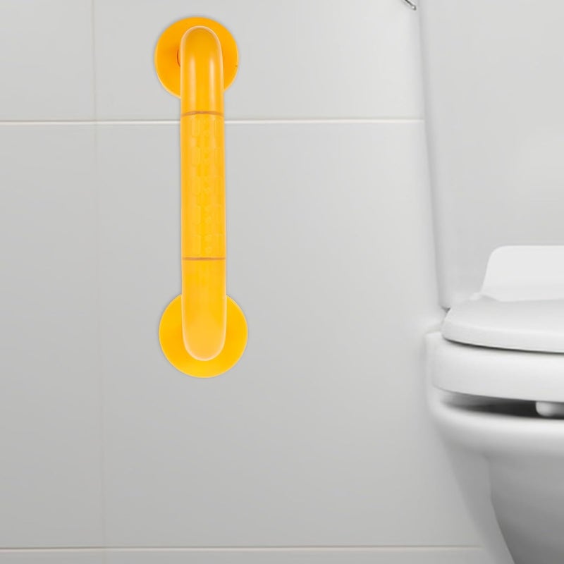 2pcs 12-inch Bathroom Handrails with Non-Slip Handles and Luminous Safety Circles, Shower Grab Bars for Seniors, Wall-Mounted Bath Support Rails for Bathroom and Toilet Safety - Image 5