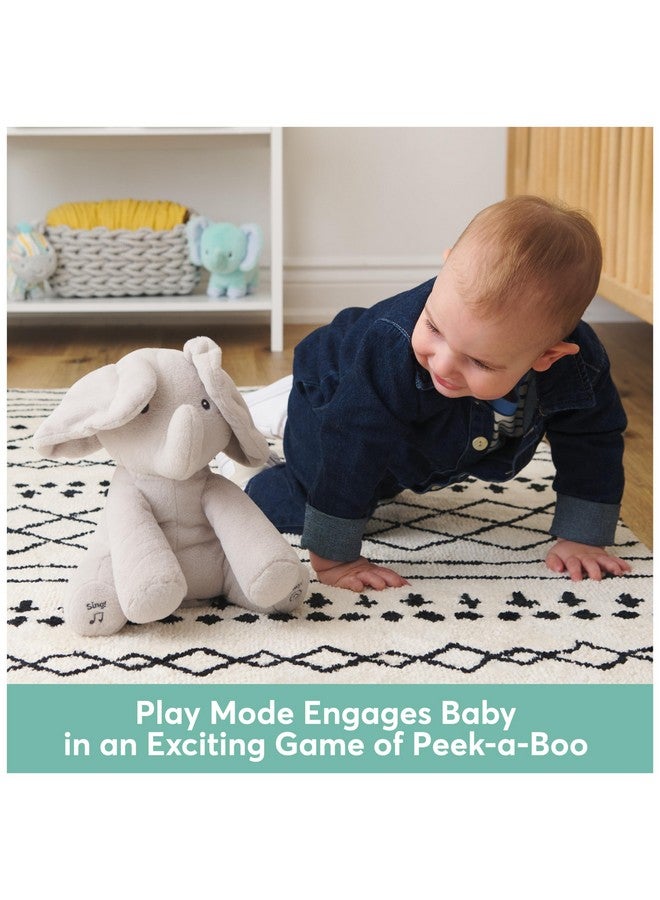 GUND Baby GUND Animated Flappy the Elephant Plush, Singing Stuffed Animal Baby Toy for Ages 0 and Up, Gray, 12" - Image 2