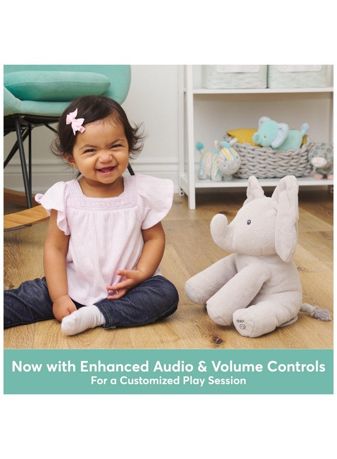 GUND Baby GUND Animated Flappy the Elephant Plush, Singing Stuffed Animal Baby Toy for Ages 0 and Up, Gray, 12" - Image 5