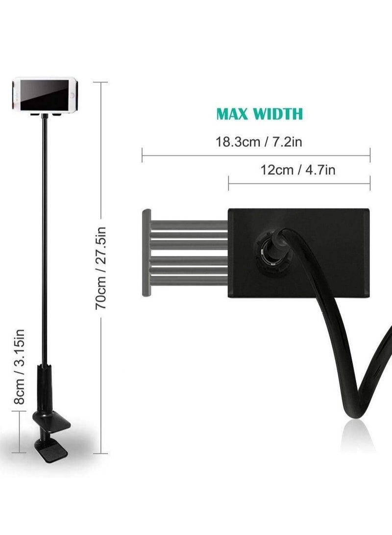 Tablet Cellphone Stand Holder,Gooseneck Lazy Bracket For 4-10.6 Inches - Image 3
