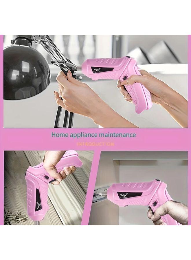 8PCS 3.6V Cordless Electric Wire Stripper Drill With LED Light For DIY Home Projects - Image 4