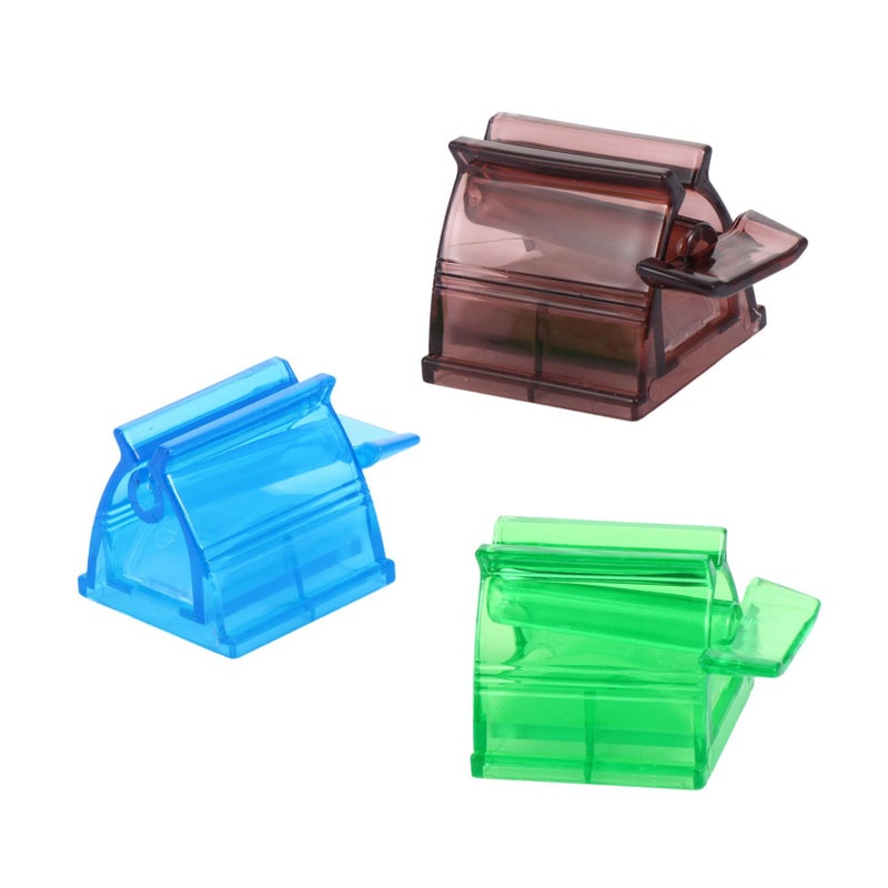 3Pcs Manual Toothpaste Dispenser Squeezer Rolling Tube Clamp For Creams Easy Install - Image 2