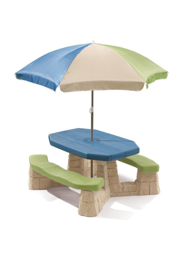 Step2 N. P. PICNIC TABLE W/UMBRELLA - Image 1