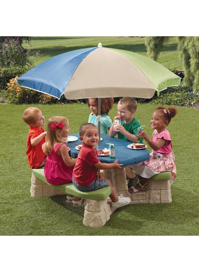 Step2 N. P. PICNIC TABLE W/UMBRELLA - Image 2