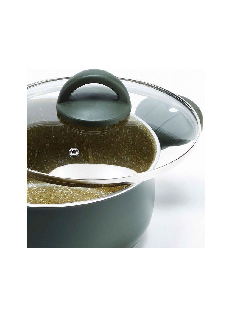 illa 7 Piece Bio Cook Oil Regular Bottom Cookware Set - Image 3