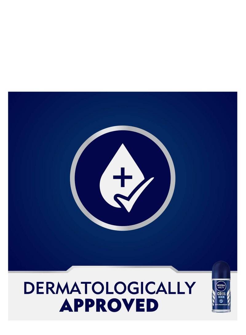 Nivea Pack Of 2 Nivea Cool Kick Extra Dry Cool Blue 50 Ml - Image 5